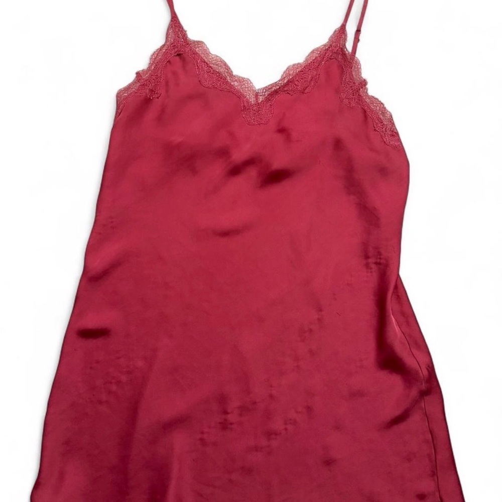 Victoria Secret Pink Satin Slip Dress
